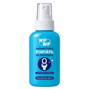 DESINFECTANTE PORTATIL DE INODOROS 120 ML ATOMIZADOR WIP WIP